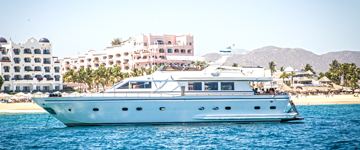 80' Falcon luxury Yacht, Yacht Charters, Boat Rentals, Cabo San Lucas, Los Cabos, La Paz.